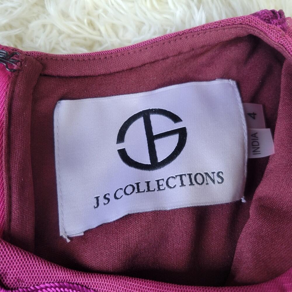 JS Collections 3/4-Sleeve Soutache sheath dress 4 - Picture 6 of 8